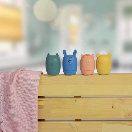 Petite&Mars Силіконові іграшки для ванни AMIGOS 6м+ 4 шт: ціни та характеристики