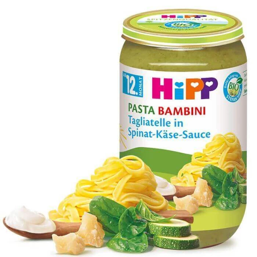 Макароны Тальятелле со шпинатом и сырным соусом, 250 г, Hipp: цены и характеристики
