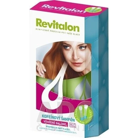 VITAR Revitalon CAFFEINE SHAMPOO DUOPACK зручна упаковка 2х250 мл, набір 1х1: ціни та характеристики
