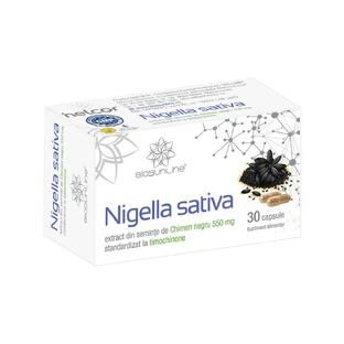Nigella Sativa - екстракт чорного кмину BioSunLine, 550 мг, 30 капсул, Helcor