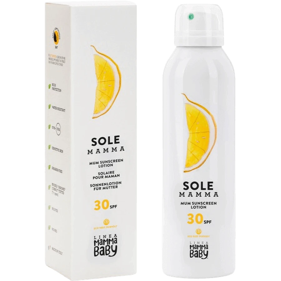 Сонцезахисний крем для обличчя Line mamma baby SOLE MAMMA Сонцезахисний крем SPF 30, 150 мл: ціни та характеристики