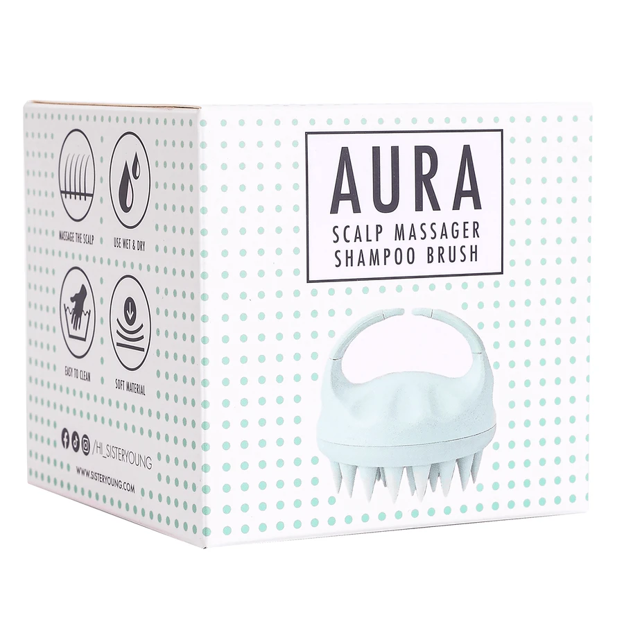 Sister Young Aura, масау и щетка для мытья головы, мит, 1 штука: цены и характеристики