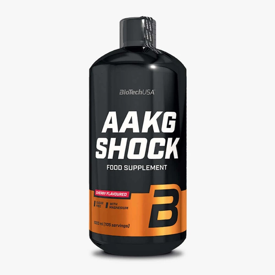 AAKG Shock Cherry зі смаком вишні, 1000 мл, BioTech USA: ціни та характеристики