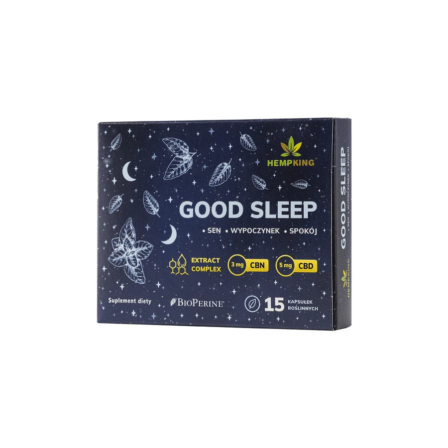 HempKing Good Sleep, 15 ролінових капсул КОРОТКИЙ ТЕРМІН ДІЇ: ціни та характеристики