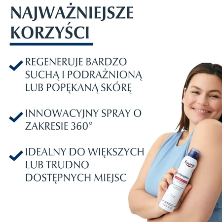 Eucerin Aquaphor, регенеруючий спрей для тіла для сухої, потрісканої та рубцевої шкіри, 250 мл: ціни та характеристики