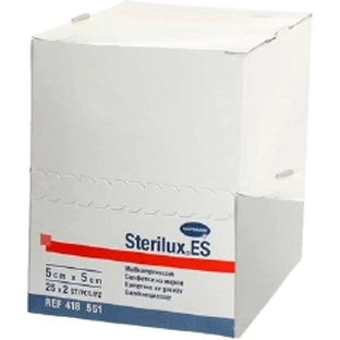 Хартманн STERILUX ES STER. стерильний компрес зі складеними краями (5х5см) 50шт