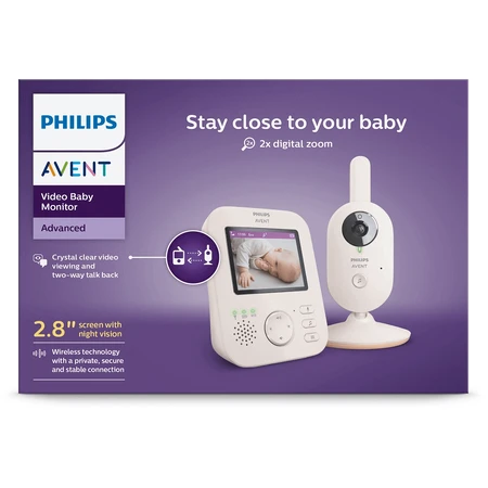 Philips Avent Відеоняня для новонароджених SCD881/26: ціни та характеристики