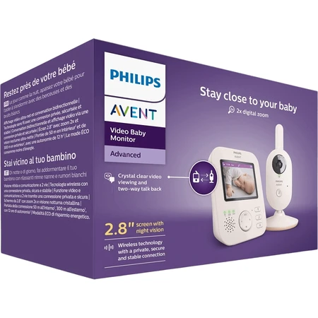 Philips Avent Відеоняня для новонароджених SCD881/26: ціни та характеристики