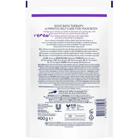 Dove Bath Therapy Renew 400 г: ціни та характеристики