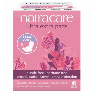 Прокладки Natracare Ultra Extra Long, 5 крапель, 8 шт.