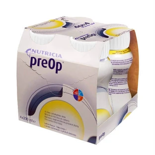 PreOp, рідкий препарат для хірургічних пацієнтів, зі смаком лимона, 4 х 200 мл