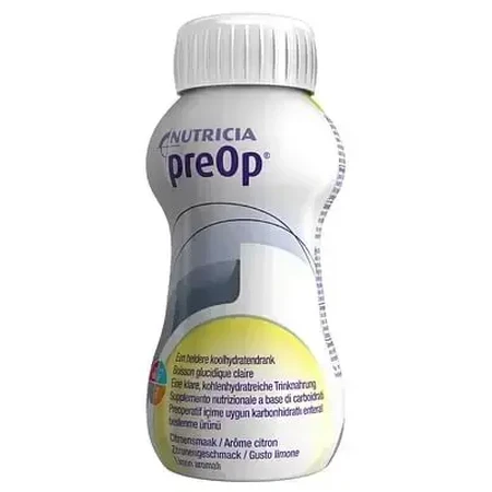 PreOp, рідкий препарат для хірургічних пацієнтів, зі смаком лимона, 4 х 200 мл: ціни та характеристики