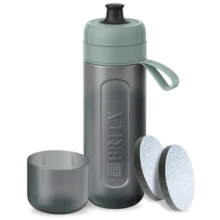 Brita Active, бутылка с фильтром 0,6 л, зеленая + фильтр MicroDisc, 2 шт.: цены и характеристики