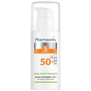 Pharmaceris S защитный крем для комбинированной кожи с акне и жирной кожей SPF50 50 мл