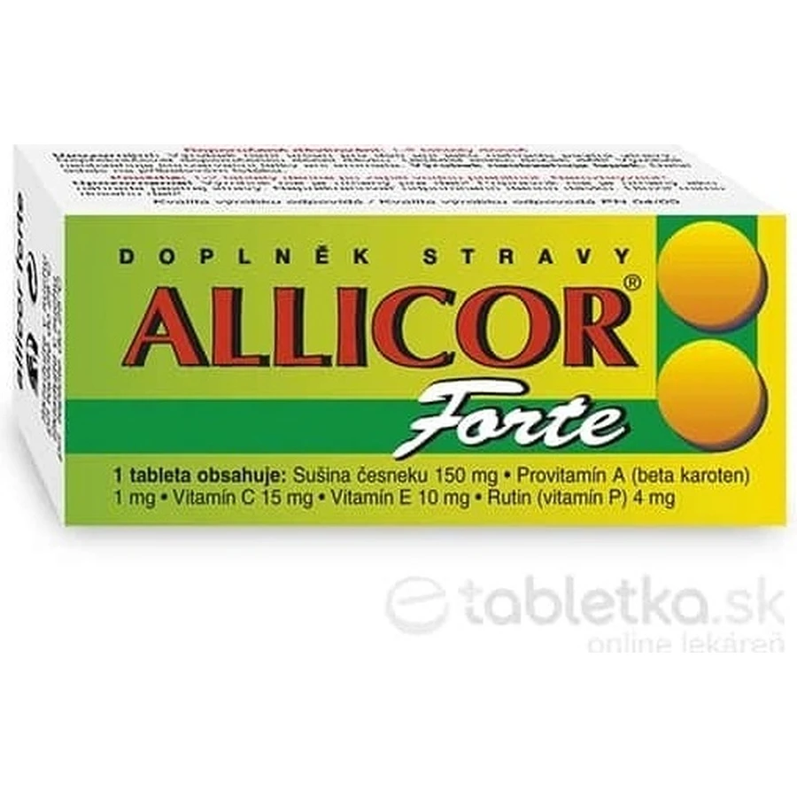 NATURVITA ALLICOR FORTE 1×60 tbl, часниковий сік: ціни та характеристики