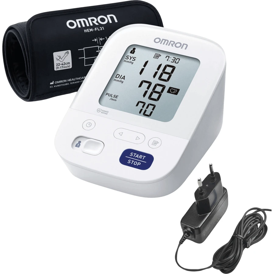 Цифровой тонометр Omron M400 Comfort + блок питания: цены и характеристики