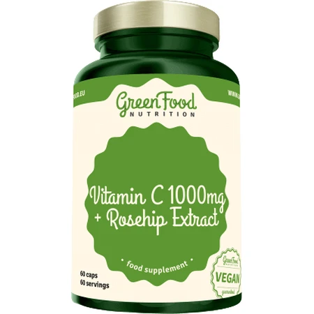 GreenFood Nutrition Витамин C 1000 + экстракт шиповника 60 капсул: цены и характеристики