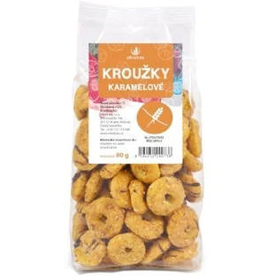 Карамельні кільця Allnature, 1 х 80 г