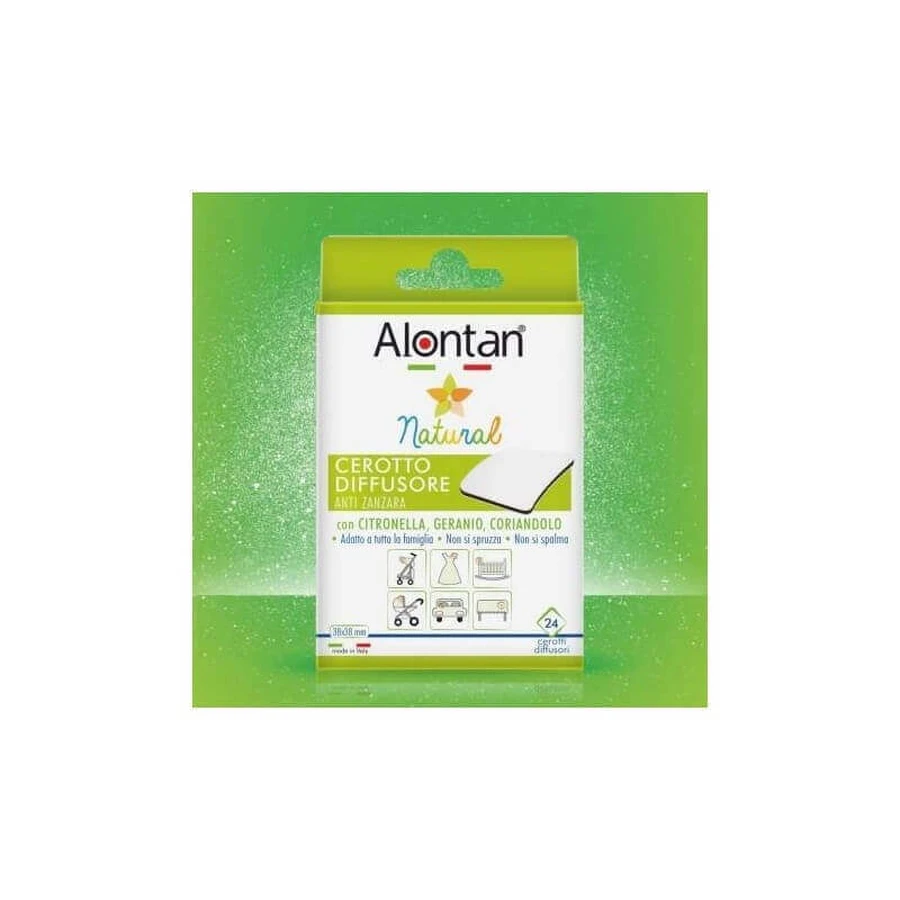 Пластирі проти лишаю Alontan Natural, 24 шт, Pietrasanta Pharma: ціни та характеристики