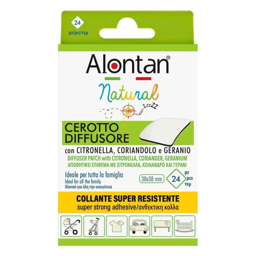 Пластирі проти лишаю Alontan Natural, 24 шт, Pietrasanta Pharma: ціни та характеристики