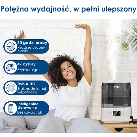 Зволожувач повітря Levoit Classic 300S, сірий, 1 штука: ціни та характеристики