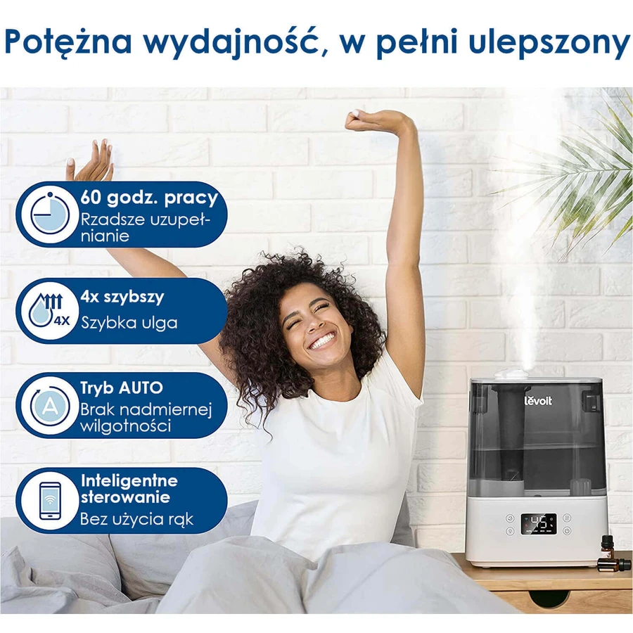 Зволожувач повітря Levoit Classic 300S, сірий, 1 штука: ціни та характеристики