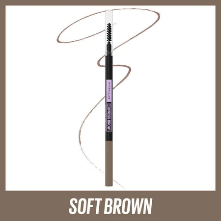 Олівець для брів Maybelline New York Brow Ultra Slim Brow Pencil 02 Soft Brown 4 г: ціни та характеристики
