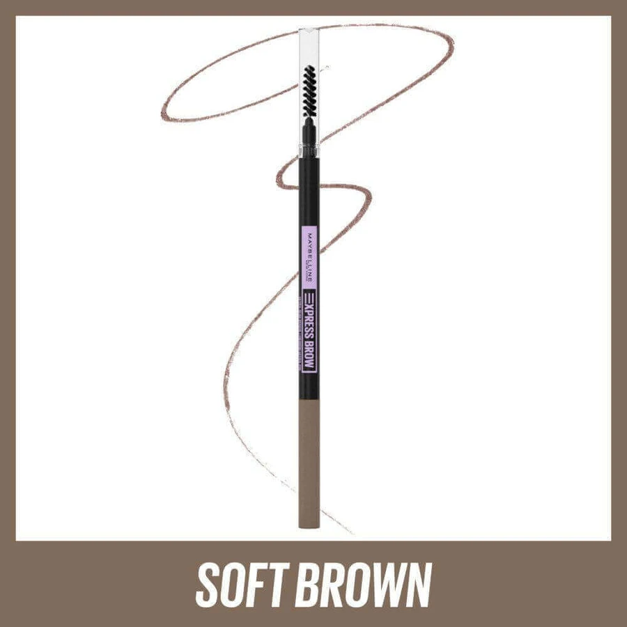 Олівець для брів Maybelline New York Brow Ultra Slim Brow Pencil 02 Soft Brown 4 г: ціни та характеристики