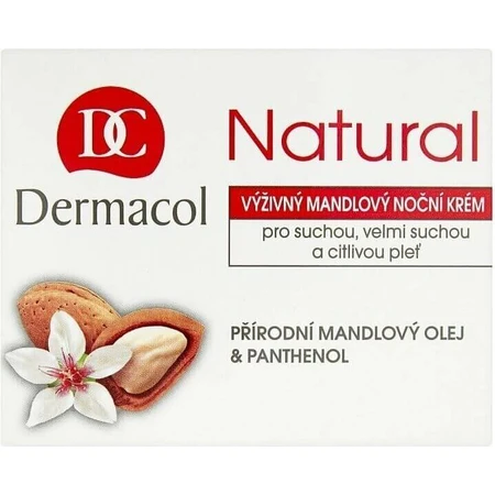 DERMACOL NATURAL Мигдальний нічний крем 1×50 мл, нічний крем: ціни та характеристики