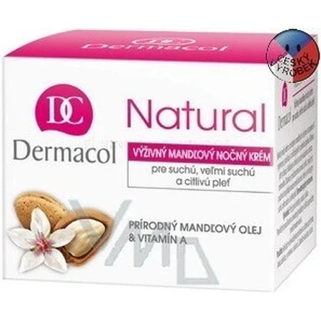DERMACOL NATURAL Мигдальний нічний крем 1×50 мл, нічний крем: ціни та характеристики