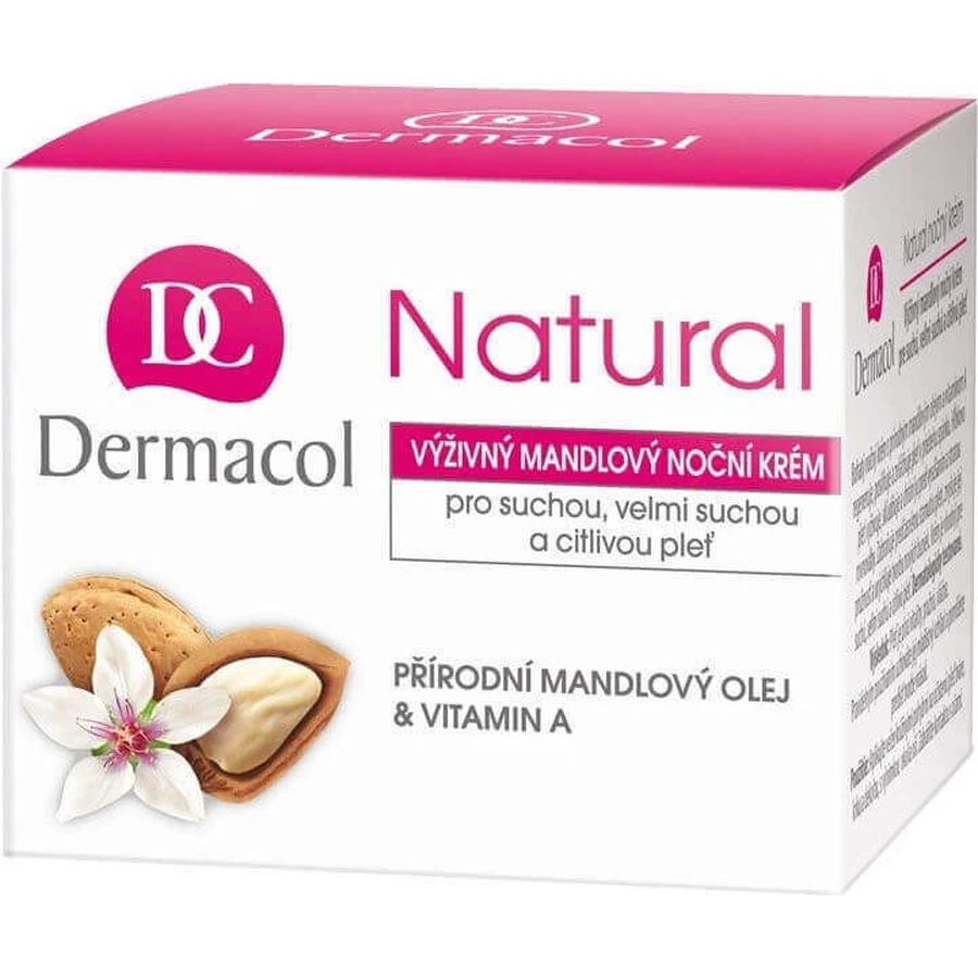 DERMACOL NATURAL Мигдальний нічний крем 1×50 мл, нічний крем: ціни та характеристики