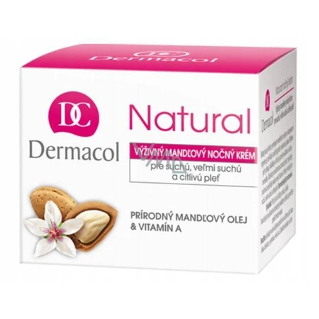 DERMACOL NATURAL Мигдальний нічний крем 1×50 мл, нічний крем: ціни та характеристики