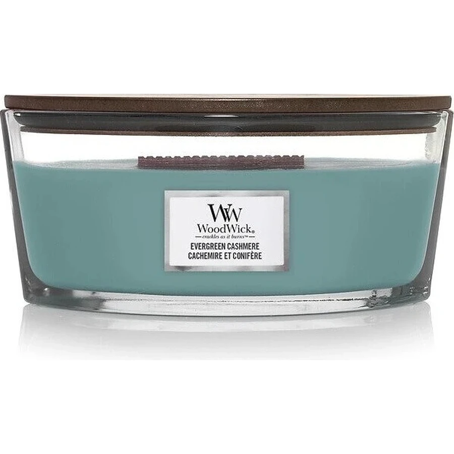 Ароматична свічка WoodWick Boat свічка Evergreen Cashmere 1×453,6 г: ціни та характеристики