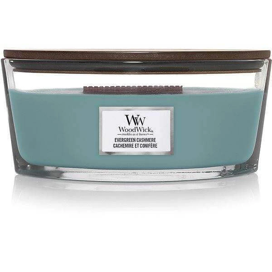 Ароматична свічка WoodWick Boat свічка Evergreen Cashmere 1×453,6 г: ціни та характеристики