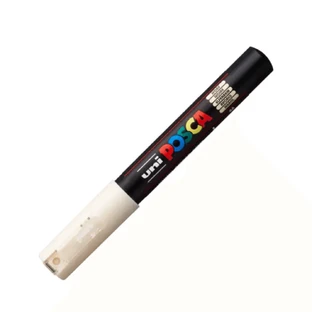 Маркер на водной основе PC-1M Uni, 0,7 мм, слоновая кость, Posca