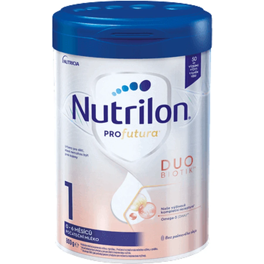 Nutrilon Profutura® DUOBIOTIK 1 поитонное молоко с рождения, 800 г: цены и характеристики