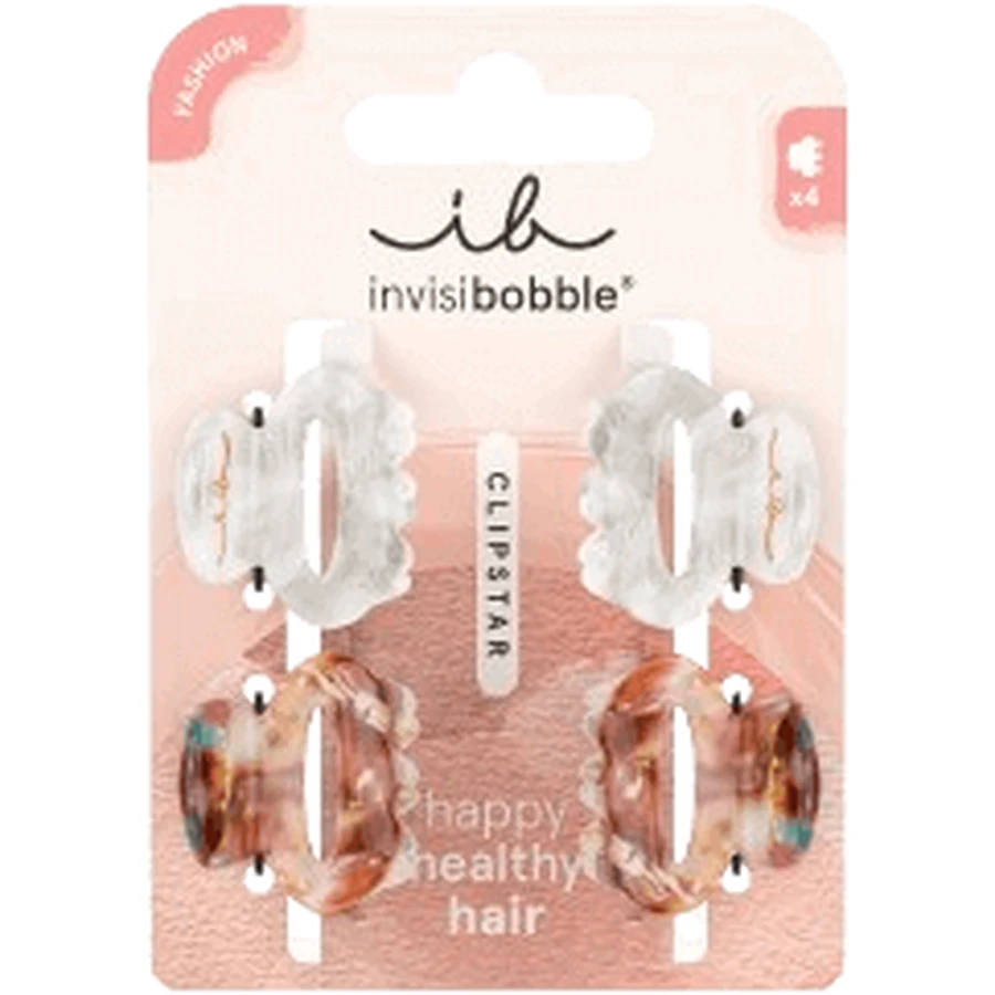 Invisibobble Clipstar Petit Bijoux, малий обтиск, S 4 шт.: ціни та характеристики