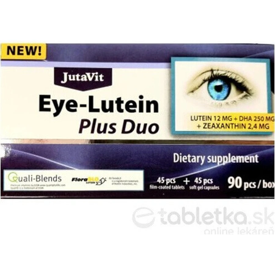 JutaVit Lutein Complex Plus Duo cps 45 шт + tbl 45 шт, набір 1х1: ціни та характеристики