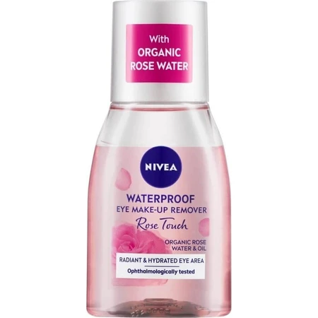 Nivea RoseTouch Two-Facture Remover для зняття макіяжу з очей 1×50 мл, двофазна рідина для зняття макіяжу з очей: ціни та характеристики