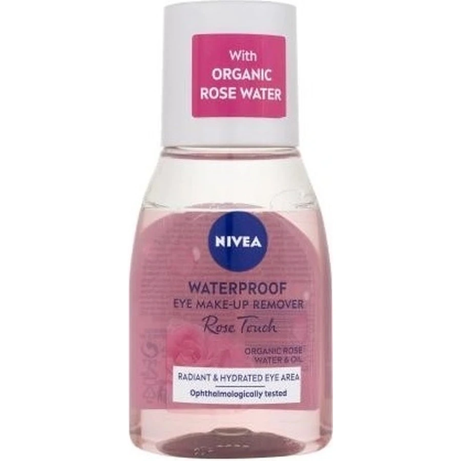 Nivea RoseTouch Two-Facture Remover для зняття макіяжу з очей 1×50 мл, двофазна рідина для зняття макіяжу з очей: ціни та характеристики