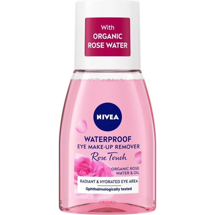 Nivea RoseTouch Two-Facture Remover для зняття макіяжу з очей 1×50 мл, двофазна рідина для зняття макіяжу з очей: ціни та характеристики