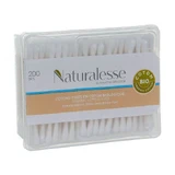 Палочки для еды из органического хлопка, 200 штук, Naturalesse