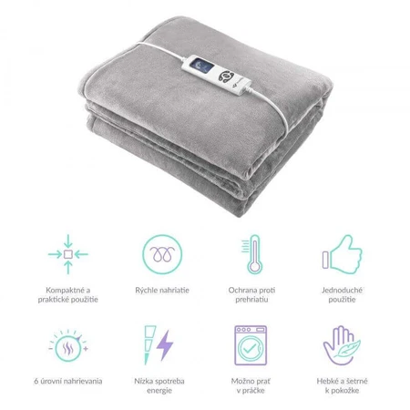 TrueLife HeatBlanket 1813 - одеяло с подогревом: цены и характеристики