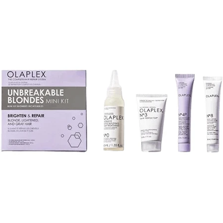 Olaplex Unbreakable Blondes Kit Міні-набір для інтенсивного догляду за волоссям 4 шт: ціни та характеристики