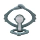 Силиконовое десневое кольцо Monkey, Iron Green, Mombella