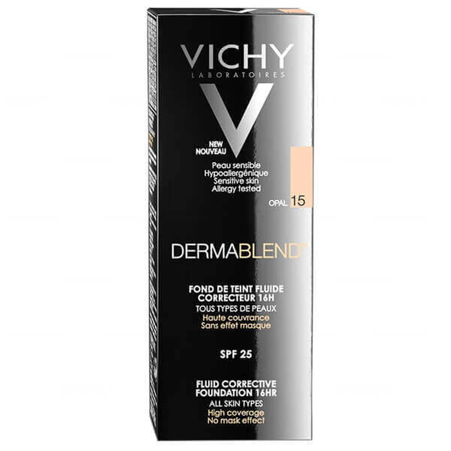 Vichy Dermablend Long-lasting Corrective Fluid 15 Opal, 30 мл: цены и характеристики