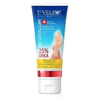 Крем для ніг Eveline Cosmetics Revitalium з 25% сечовиною, від тріщин на п'ятах, 75 мл