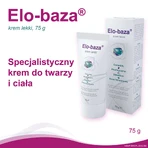 Крем для обличчя та тіла Elo-base light cream, заспокійливий, зволожувальний, 75 г: цены и характеристики