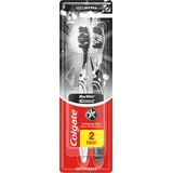 Colgate Зубная щетка Max White Charcoal Charcoal Medium, 2 шт.