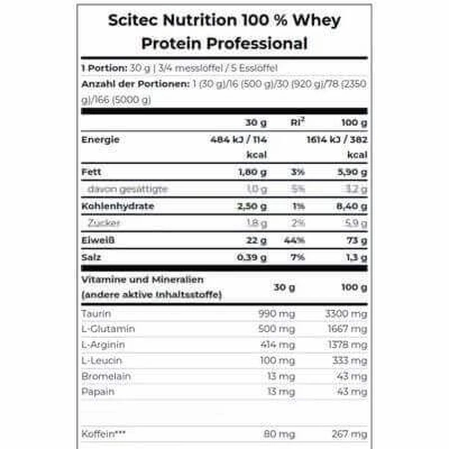 Протеиновый порошок Whey Protein Professional, шоколад, 2350 г, Scitec Nutrition: цены и характеристики
